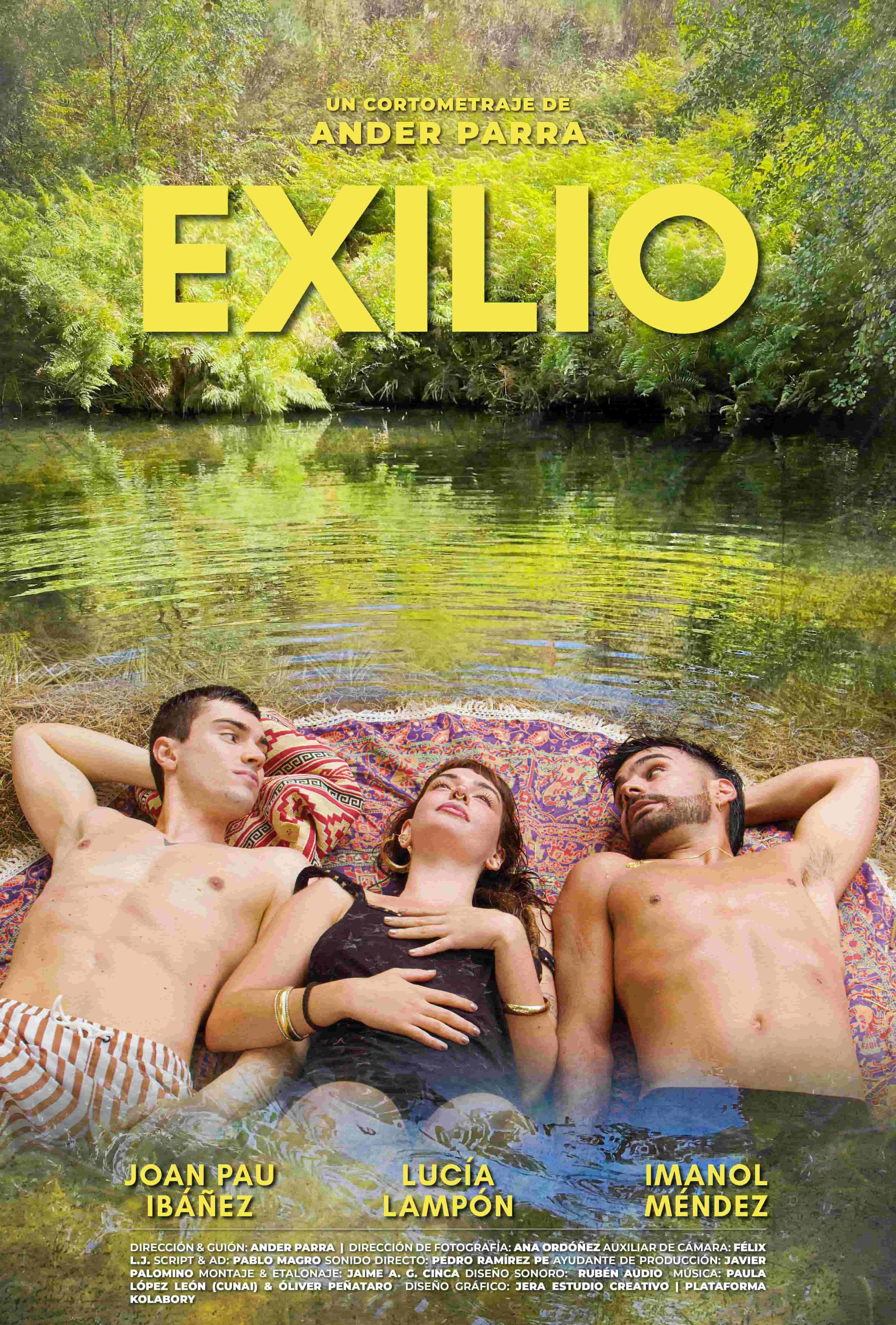 Poster cortometraje Exilio