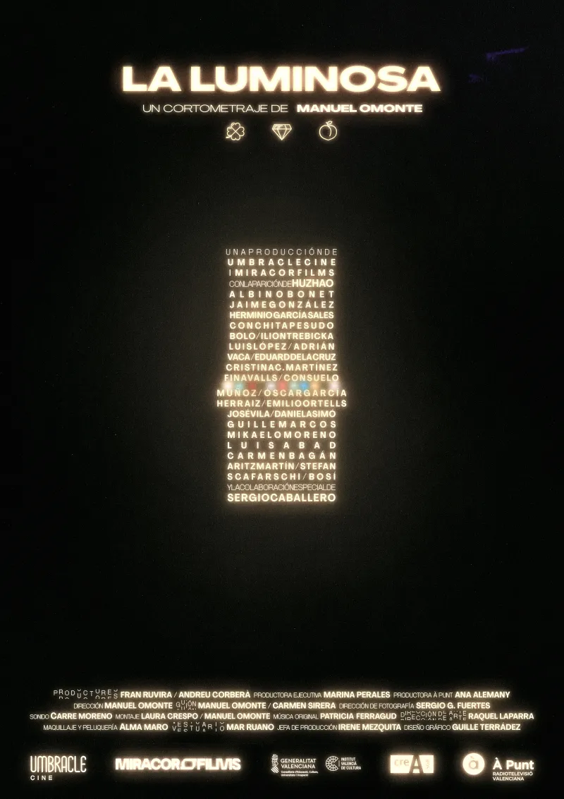 Poster cortometraje La Luminosa