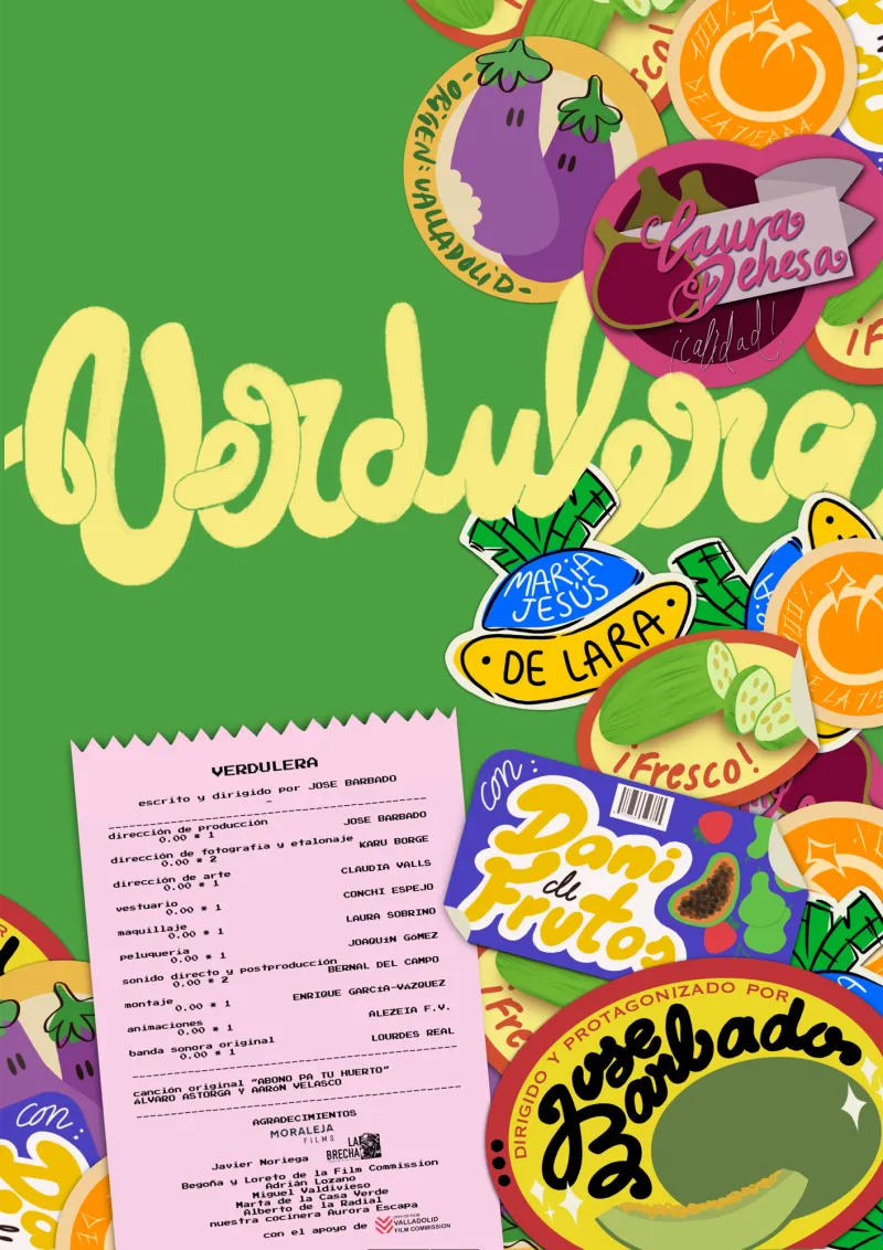 Poster cortometraje Verdulera